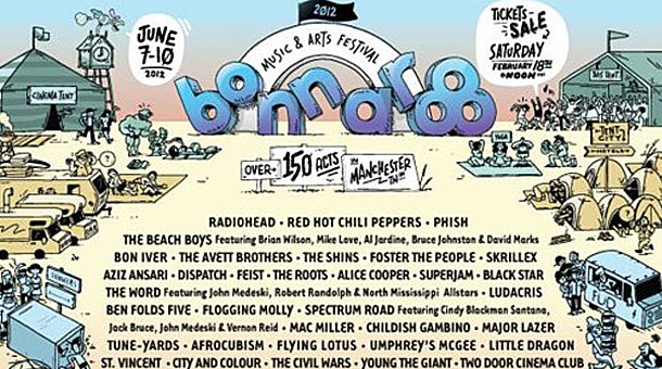 Bonnaroo 2012 Lineup