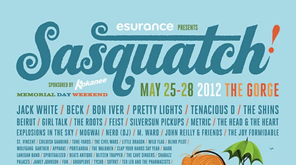 Sasquatch 2012 Lineup