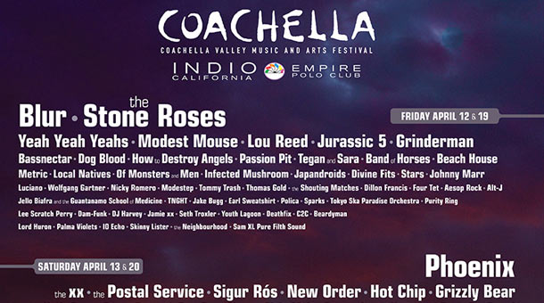 Coachella 2013 Lineup Announcement