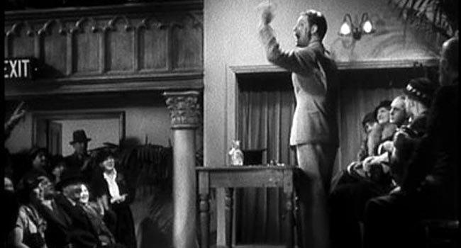 The 39 Steps - Hannay’s Babble scene