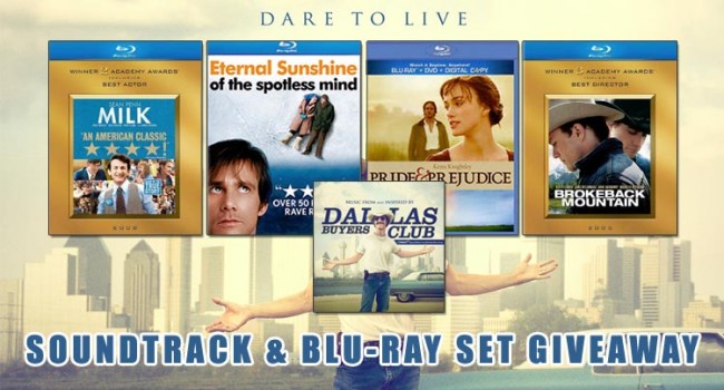 Giveaway: Dallas Buyers Club Soundtrack & Focus Features Blu-ray set