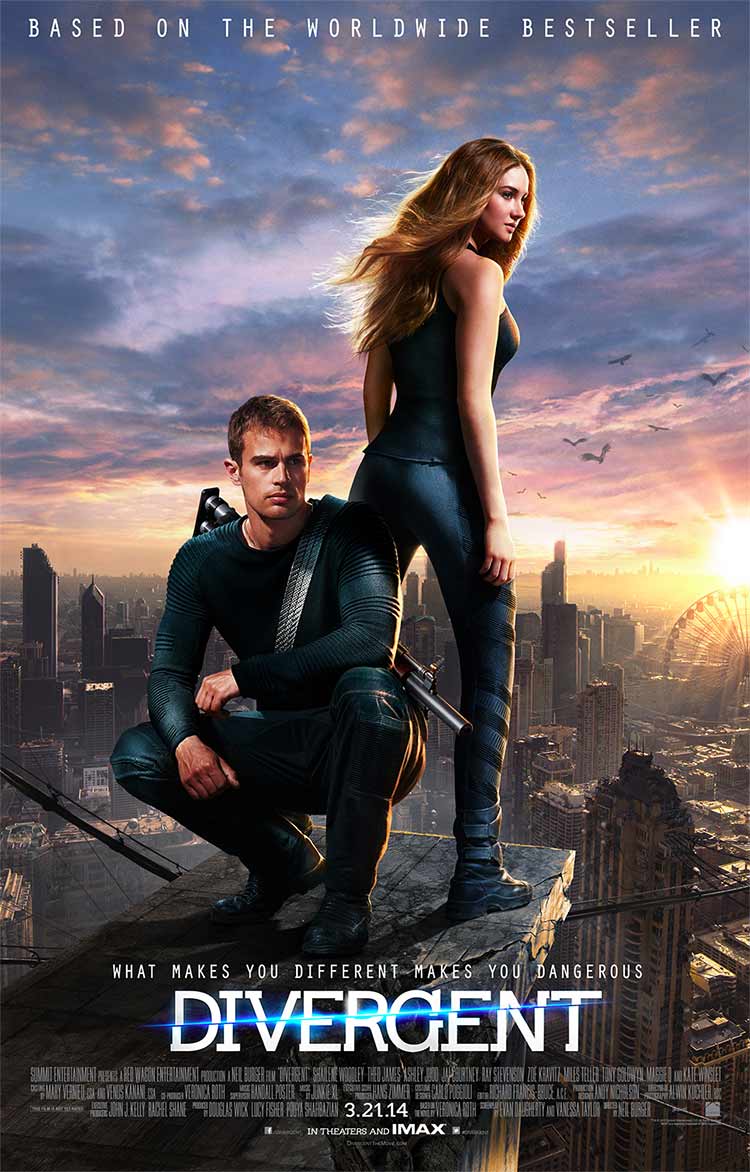 Divergent movie poster