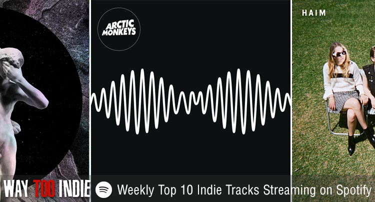 Weekly Top 10 Indie Tracks Streaming on Spotify: Arctic Monkeys, The Wire & More