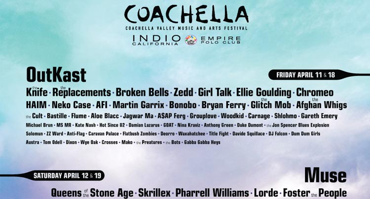 Coachella 2014 Lineup Revealed