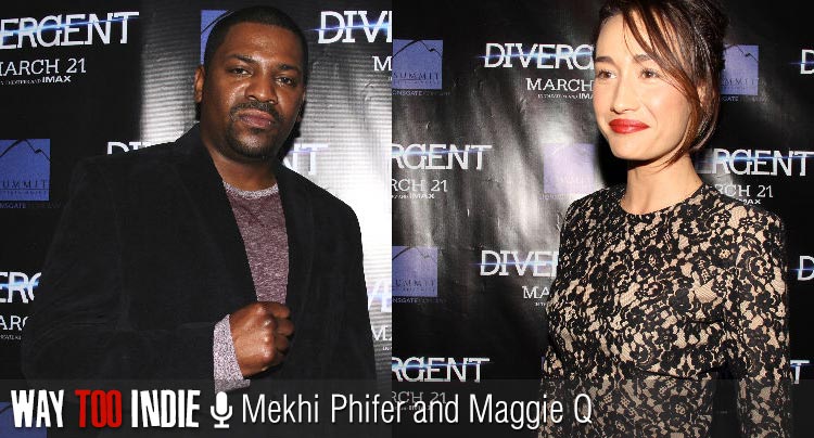 Mekhi Phfifer and Maggie Q Talk ‘Divergent’, Breaking Stereotypes