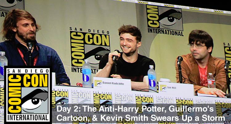 Comic-Con 2014 Day 2: The Anti-Harry Potter, Guillermo’s Cartoon, & Kevin Smith Swears Up a Storm