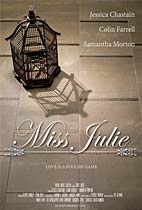 Miss Julie movie poster