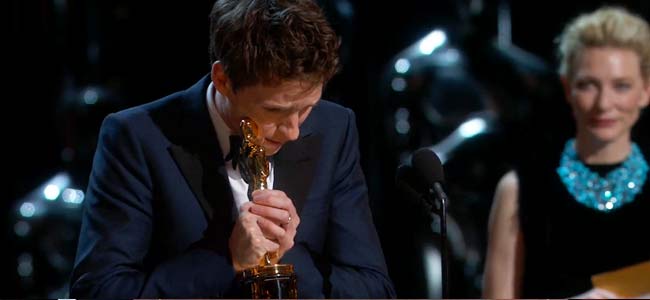 Eddie Redmayne Oscars 2015