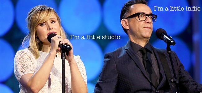 Fred Armisen and Kirsten Bell Spirit Awards