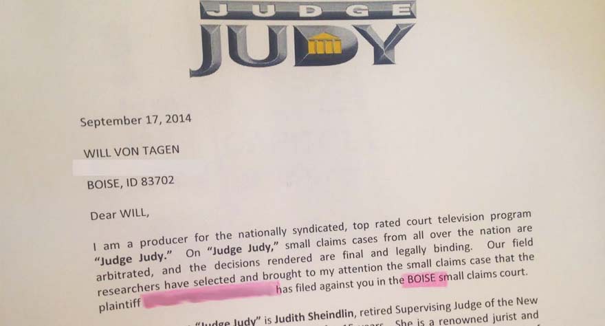 Judge Judy contract