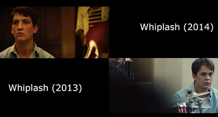 ‘Whiplash’ Side-By-Side Video, the Feature vs. the Short
